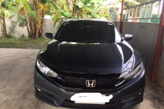 Selling Black Honda Civic 2016 in Valenzuela
