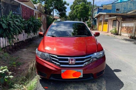Red Honda City 2012 for sale in Caloocan