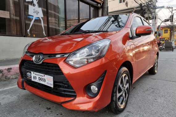 Reserved! Lockdown Sale! 2019 Toyota Wigo 1.0 G Automatic Orange 18T Kms Only A9D659