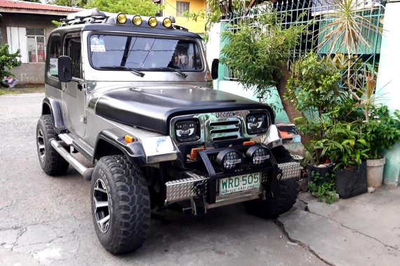 Wrangler Jeep STAINLESS Version Isuzu C240 Diesel 5 Speed MT w/ Aircon (HEADTURNER/PORMADO/RARE) Car