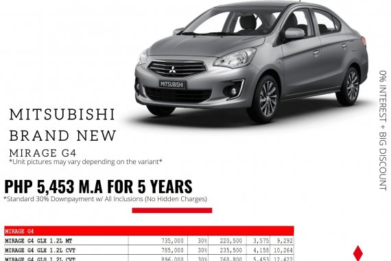 MITSUBISHI MIRAGE G4 1.2 GLS CVT