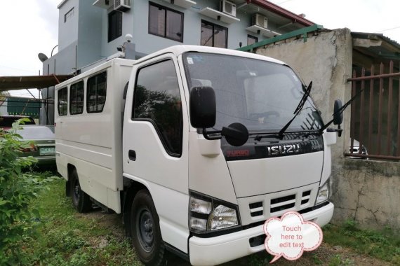 White Isuzu NHR 2011 for sale in Manila