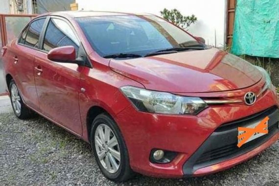 Red Toyota Vios 2017 for sale in Valenzuela