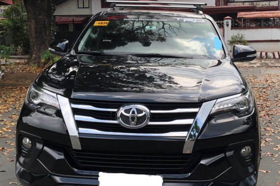 Black 2017 Toyota Fortuner 2.8 LTD Diesel 4x4 AT Automatic for sale