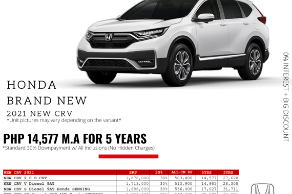 2021 Honda CR-V  2.0 S CVT