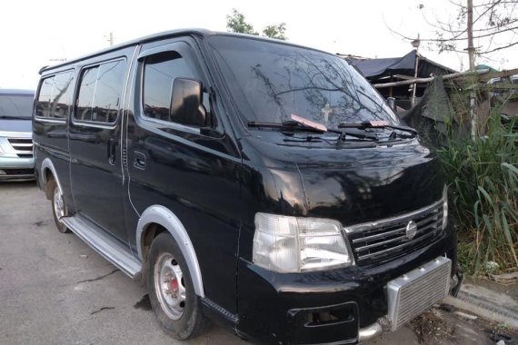 Black Nissan Urvan 2003 Van for sale in Santa Teresita