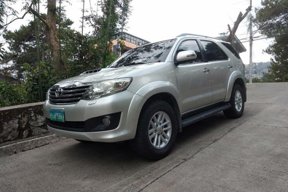 Silver Toyota Fortuner 2013 for sale in San Isidro
