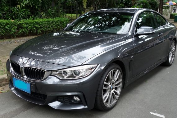 Selling used 2014 BMW 4 Series in Grayblack in excellent condition