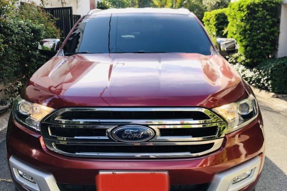 Red Ford Everest 2016 for sale in Manila