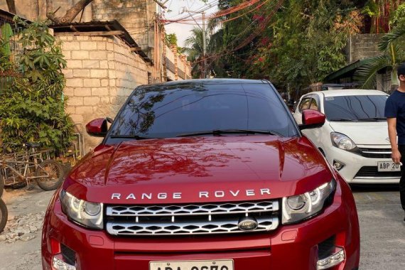 Selling Red Land Rover Range Rover Evoque 2015 in Quezon
