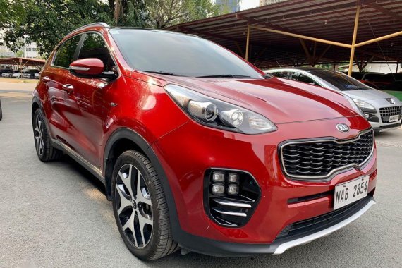 Red Kia Sportage 2017 for sale in Pasig