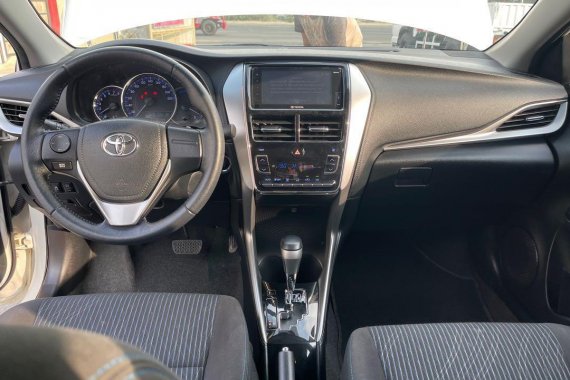 Pearl White Toyota Vios 2019