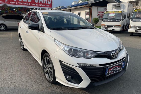 Pearl White Toyota Vios 2019