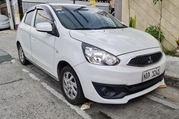 Selling White Mitsubishi Mirage 2018 in Quezon