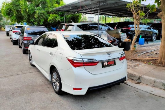 White Toyota Altis 2018