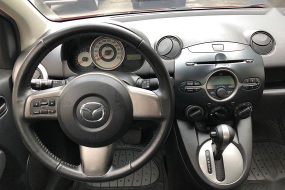 Red Mazda 2 2010 for sale in Quezon