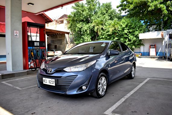 2019  Toyota Vios  1.3 E Automatic Blue 568t Nego Lemery Batangas 