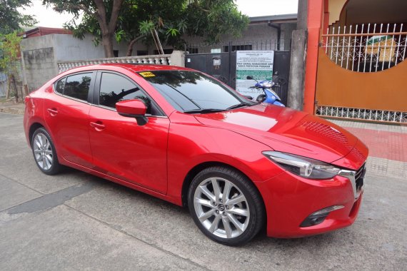 Red 2017 Mazda 3 2.0L Premium Sedan  for sale