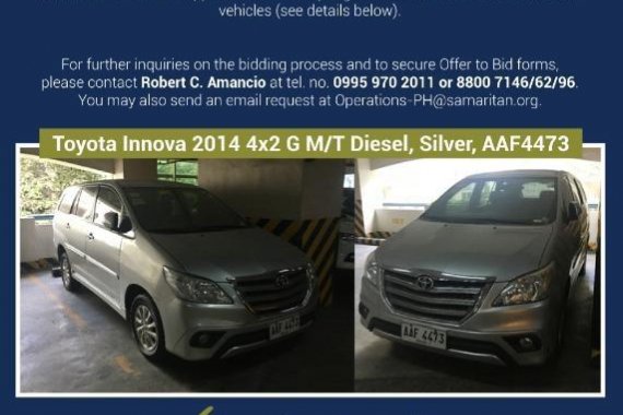 Silver Toyota Innova 2014 for sale in Quezon