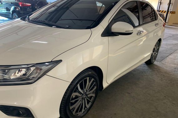 White Honda City 2018