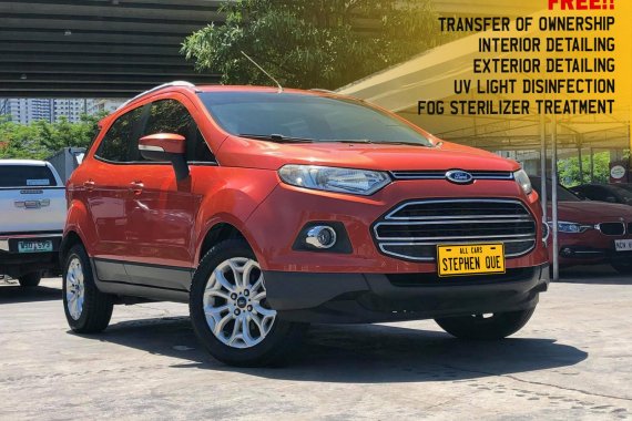 Pre-owned Orange 2014 Ford EcoSport Titanium A/T Gas for sale