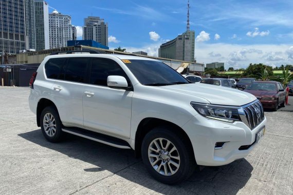 Pearl White Toyota Land Cruiser Prado 2020