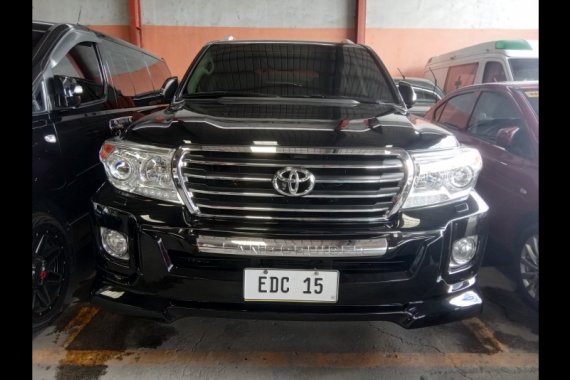 Black Toyota Land Cruiser 2015 for sale in Quezon