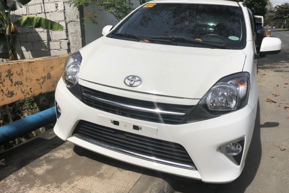 White Toyota Wigo 2016