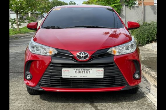 Red Toyota Vios 2021 for sale in Angeles