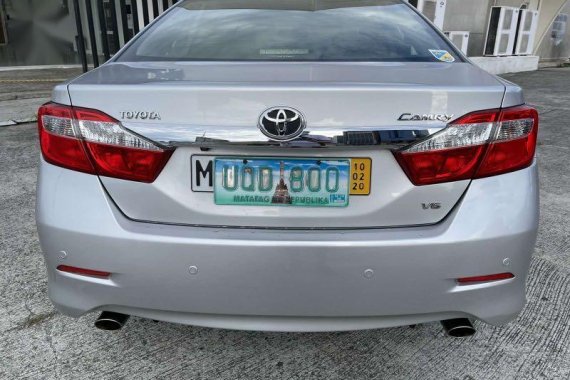 Silver Toyota Camry 2013 