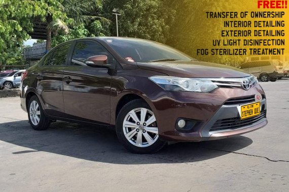 Pre-owned 2013 Toyota Vios  1.5 G MT Gas for sale in good condition