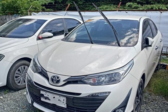 Pearl White Toyota Vios 2019 for sale in Paranaque