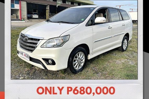 Sell White 2016 Toyota Innova