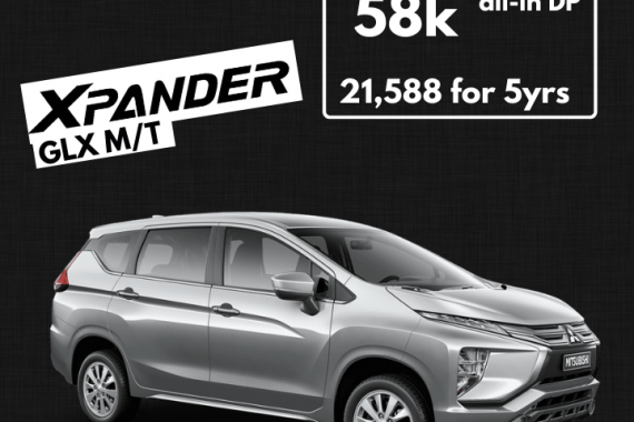 2021 Mitsubishi Xpander GLX MT 59k Downpayment