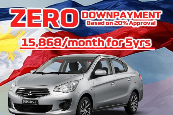 2021 Mitsubishi Mirage G4 GLX MT ZERO Downpayment