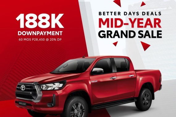🎈🎈MID-YEAR GRAND SALE🎈🎈 Toyota Hilux G AT