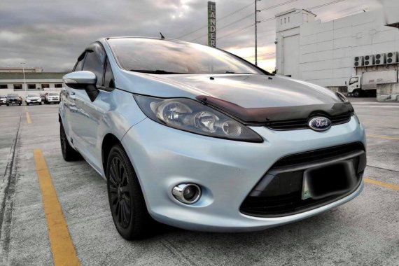 Silver Ford Fiesta 2011