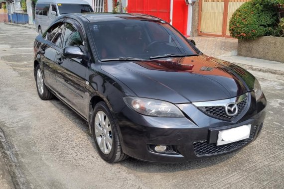 Mazda 3 V model 2008 AT for sale (First and lady owned) new tires, lights and leather seat cover