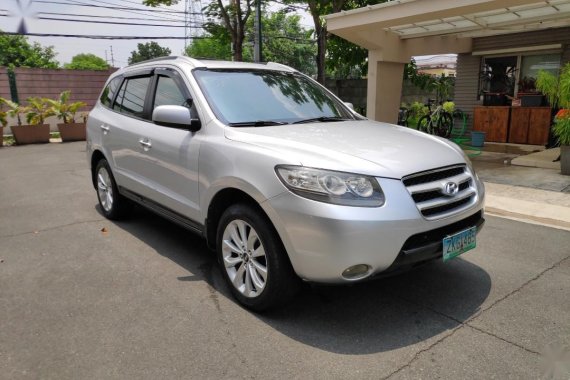 Pearl White Hyundai Santa Fe 2007 for sale in Marikina