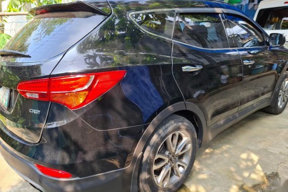 Black Hyundai Santa Fe 2013 for sale in Marikina