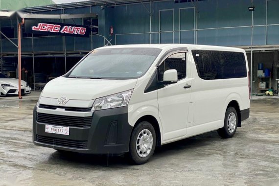 White Toyota Hiace 2021