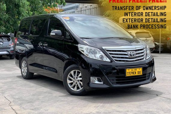 Pre-owned 2013 Toyota Alphard 3.5L FULL OPTION A/T Gas for sale by trusted agent