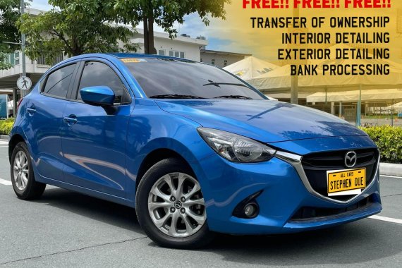 RUSH sale! Blue 2017 Mazda 2 1.5L V Skyactiv Hatchback A/T Gas cheap price