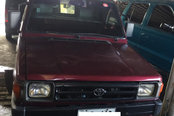 Selling Used Toyota Tamaraw Fx 2002 MY In Red Colour