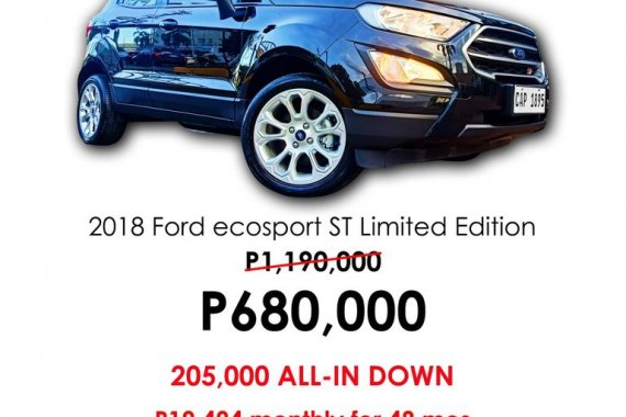 2018 Ford Ecosport ST Limited Edition