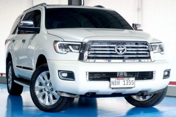 Pearl White Toyota Sequoia 2019 for sale