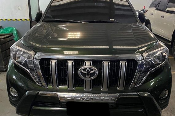 Green Toyota Land Cruiser Prado 2015 for sale in Quezon