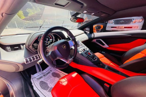 Orange Lamborghini Aventador 2013 for sale in Pasig