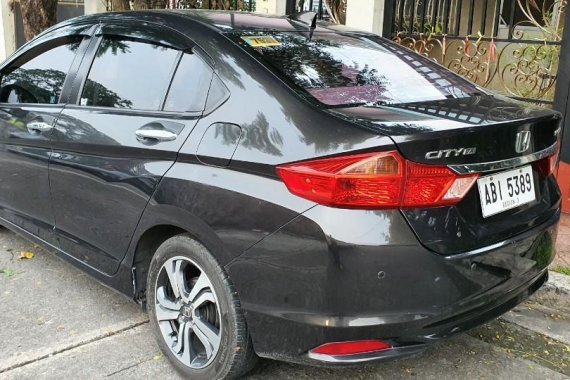 Black Honda City 2015 for sale in Quezon