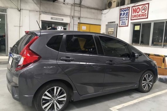 Grey Honda Jazz 2017 for sale in Quezon